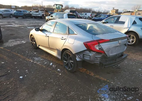 2020 Honda Civic Sport z USA, uszkodzony, nr VIN 19XFC2F80LE213777